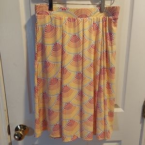 Bright flowy skirt